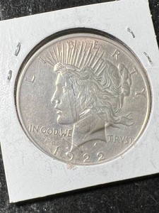 1922 US PEACE SILVER DOLLAR
