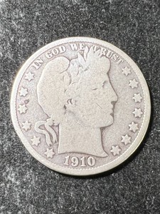 1910-S US BARBER HALF DOLLAR