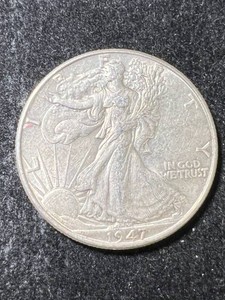 1947 US WALKING LIBERTY HALF DOLLAR