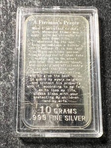 10 GRAMS .999 FINE SILVER BAR IN AIRTITE