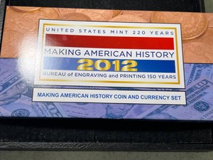 2012 PROOF AMERICAN SILVER EAGLE IN BOOKLET