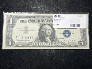 1957B US BLUE SEAL $1 SILVER CERTIFICATE