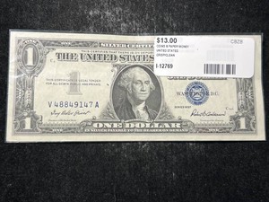 1957 US BLUE SEAL $1 SILVER CERTIFICATE