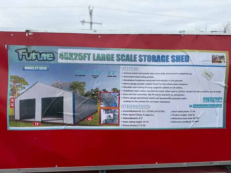 FUTURE 50x25 Storage Shed (FT-S5025)