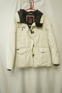 River edge white zip up size large jacket
