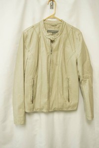 Kenneth Cole Beige faux leather jacket Size XLXG