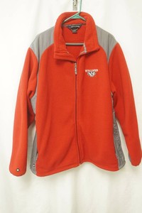 Red and Grey Holloway Wisconsin Badgers fleece jacket Size large