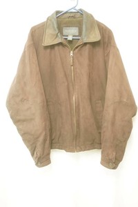 VanHeusen brown full zip-up jacket size large