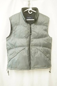 Structure size large mens puffer jacket grey full zip-up