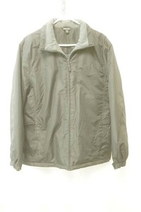 George size medium black full zip-up jacket
