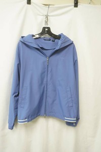 IZOD size XL light blue windbreaker with hood full zip-up