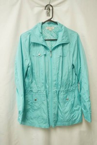 Studio works size medium light blue utility jacket full zip-up