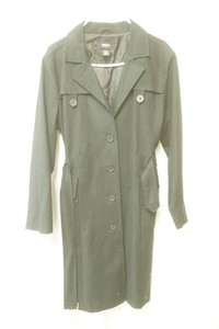 Mossimo trench coat size XL black button down