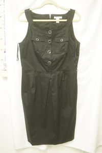 white house black market size 14 black sleeveless dress