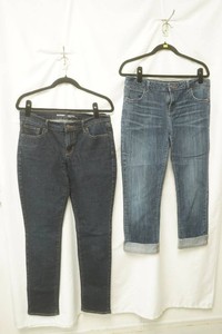 old navy size regular 8, simply vera size 10 blue jeans