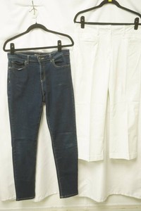 Micheal kores size 10 blue jeans tommy Hilfiger size 12 white jeans