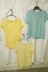 ruff hewn size size medium yellow shirt Sonoma size medium yellow shirt time true blue with white lines size large