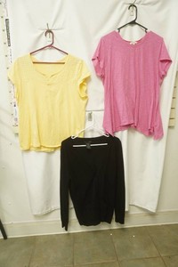 croft & barrow size large yellow shirt style & co pink short sleeve shirt grace element size large cardigan