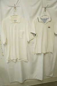 Consensus off white 2 button polo size M, Tommy Hilfiger V-neck polo featuring Dessert Mountain logo size L