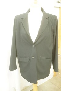 Liz Lange size 10 black blazer button front