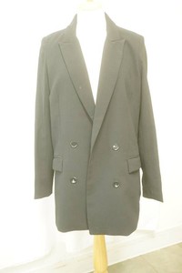 chill Zoe size medium black blazer front button closures
