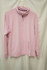 St. johns bay size large pink quarter zip