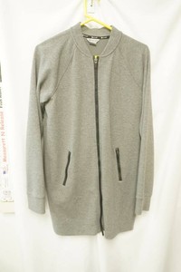 Gaiam size medium grey zip up sweatshirt