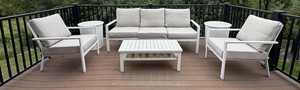 Room & Board Patio Furniture Set -Sofa, 2 Chairs & Tables (6-Piece)