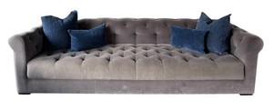 Restoration Hardware Modena Chesterfield Tufted Cushion Sofa