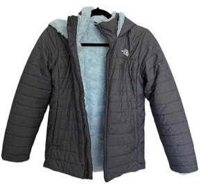 Girls Winter Jacket - the North Face Fleece-Lined Size M