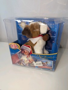 NIB Elf Pets A St. Bernard Tradition boxed set