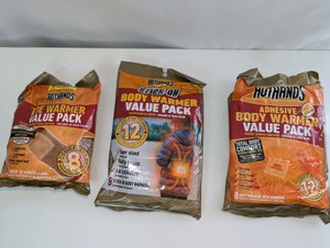 3 NIB Packs of Hothands Air Activated Heat Warmers