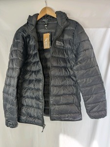 NWT Eddie Bauer 650-fill goose down hooded puffer jacket- Small
