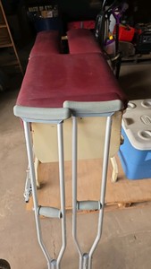 set of small crutches