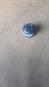 Blue Kerosene can