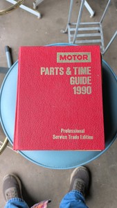 Repair parts and time guide