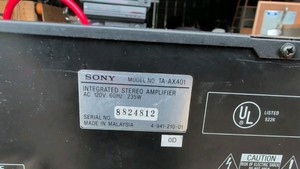 Sony Amplifier