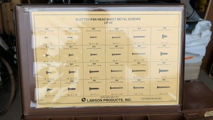 Lawson nut and bolt storage