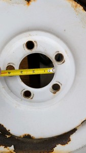 Trailer tire on rim