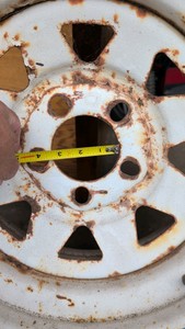 Tire on universal rim