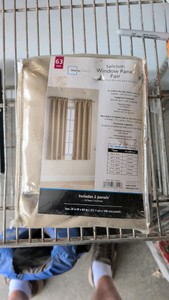 63 Sail cloth window panels