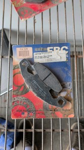 Motorcycle brake pads