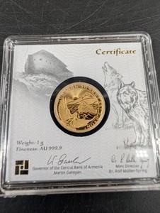 Armenian Noahs Ark 2026 100 Dram 1 g Gold Coin