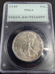 1945 Walking Liberty Half Dollar