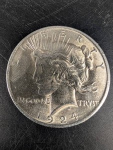 1924 Peace Silver Dollar