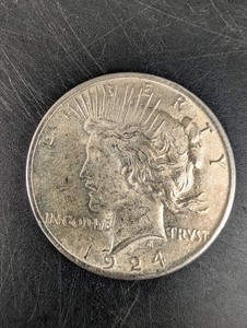 1924 Peace Dollar One Dollar Coin