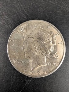 1922 Peace Silver Dollar