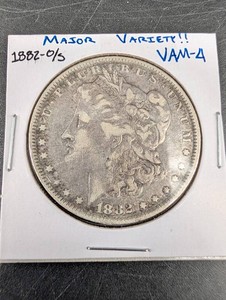1882-OS Morgan Silver Dollar VAM-4
