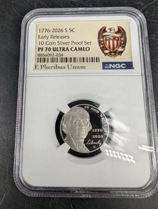 1776-2026 S 5C NGC PF 70 Ultra Cameo Silver Proof Set