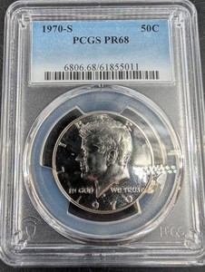 1970-S Kennedy Half Dollar PCGS PR68